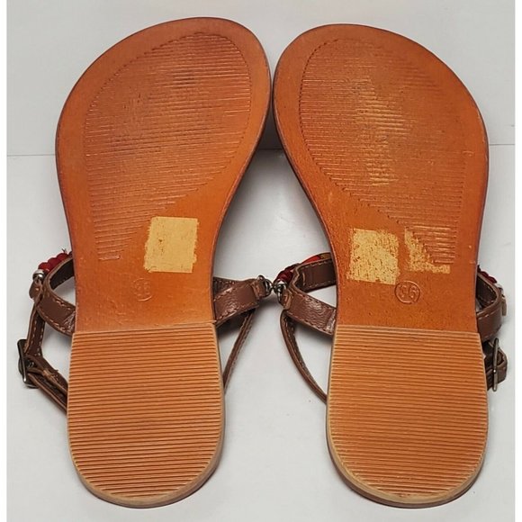 PRIMADONNA COLLECTION SANDALS WOMEN'S SIZE EURO 36 ORAL BEADED NEW /BOX - Picture 10 of 12